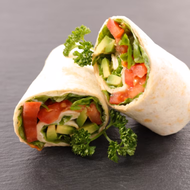 Gemüse Wrap